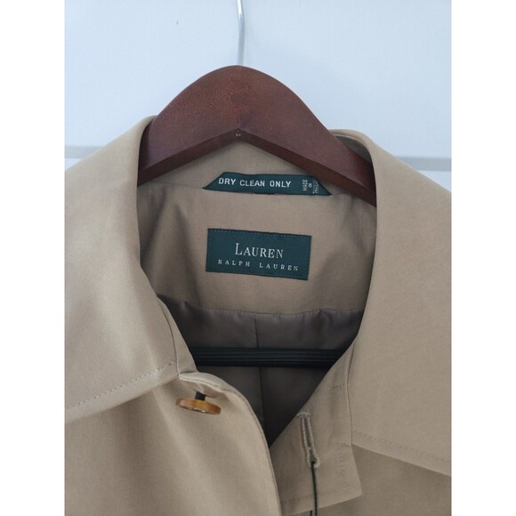 #51 Ralph Lauren Lancaster Khaki long overcoat Men's Medium New with Tags - Picture 2 of 8